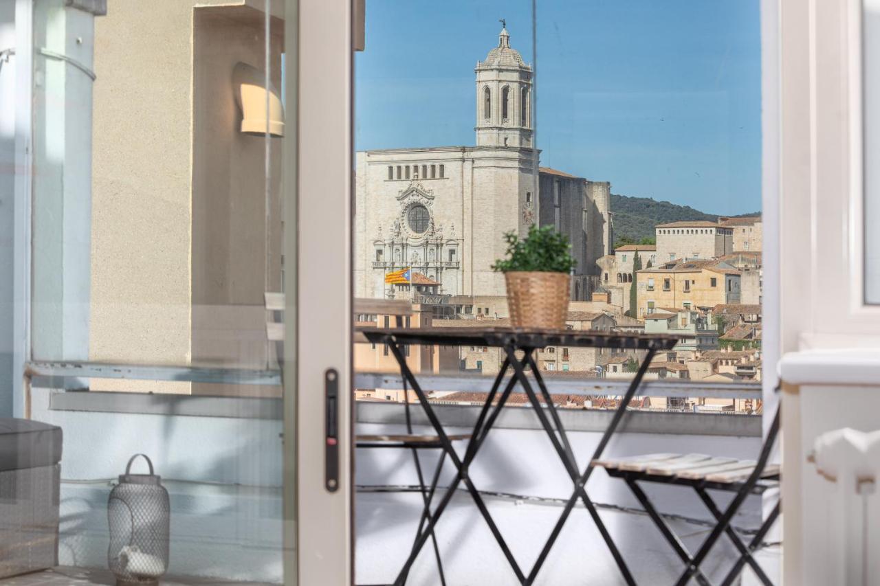 Flateli Penthouse Jaume I Apartment Girona Bagian luar foto